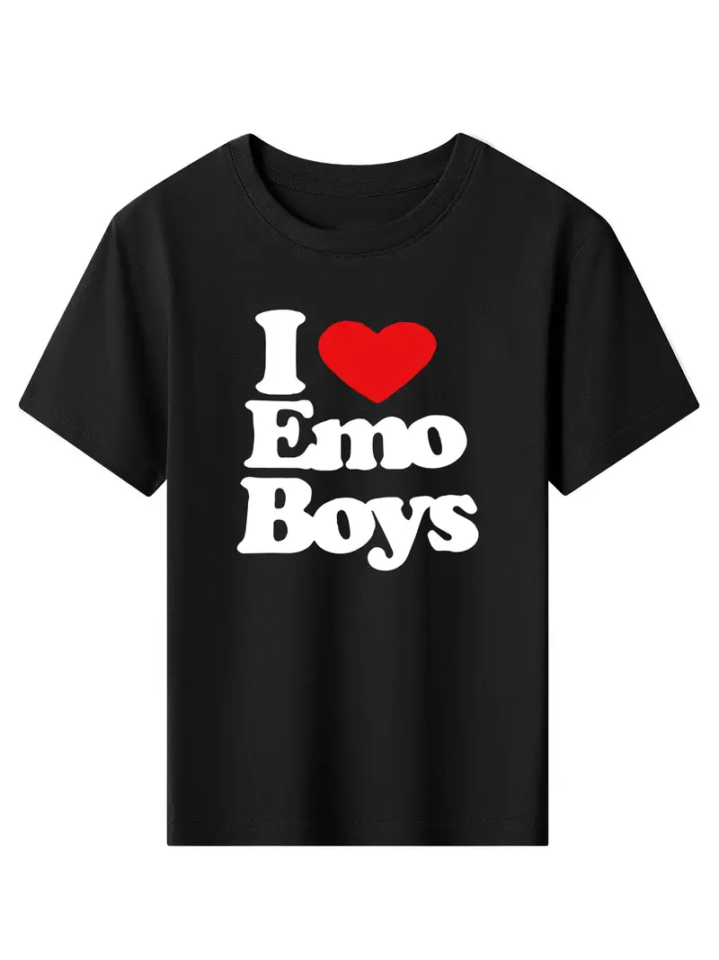 I Love Emo Boys Shirt Emo Shirt I Heart Emo Boys Emo 