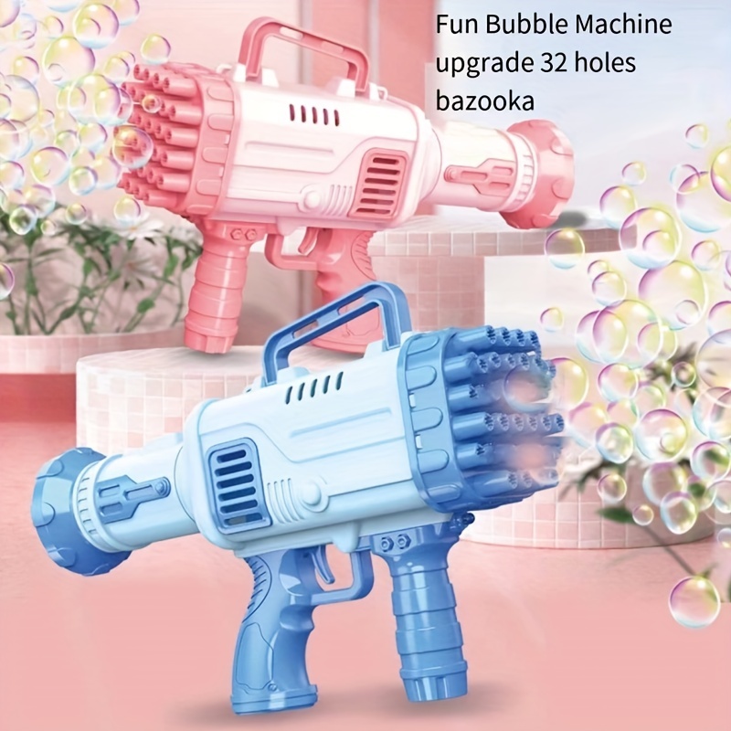 Colorful Bubble Gun With Rich Bubbles - Automatic Soap Rocket Bubble Maker  For Little Boys And Girls - Perfect For Parties, Weddings, And Summer  Outdoor Fun - Temu