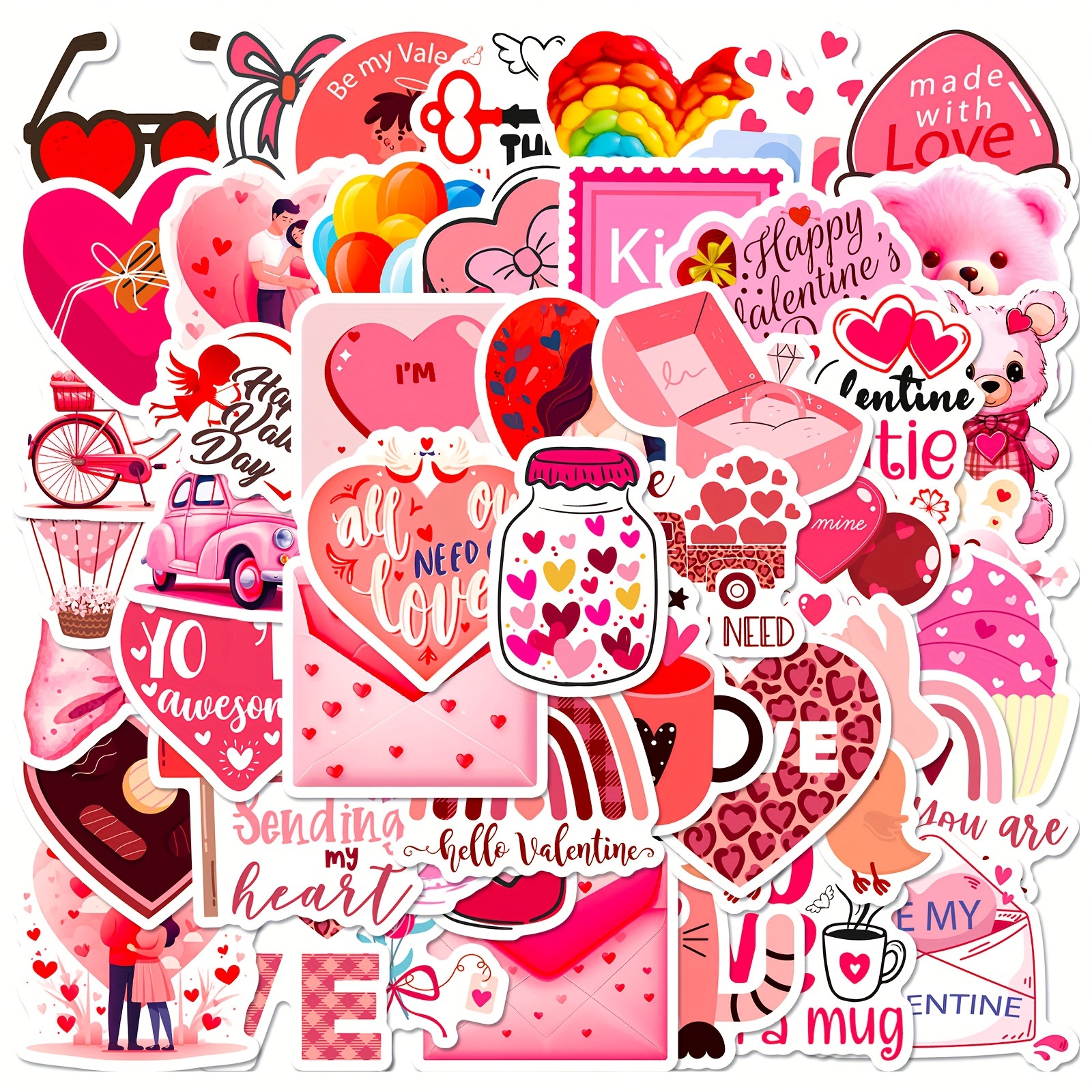 My Vintage Valentine 02 Little Stickers 03 - Katie Pertiet Designs