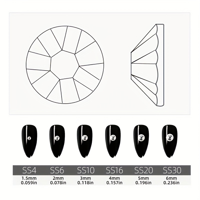 100 Piezas Diamantes Imitación Cristal Brillantes Ideales - Temu