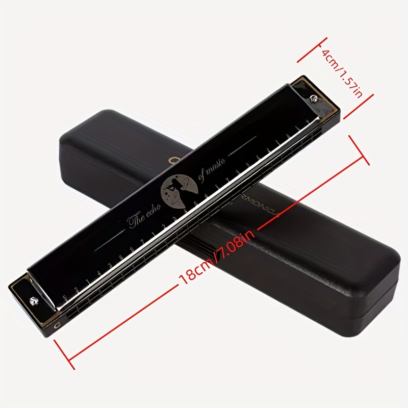 24-hole Polyphonic C Harmonica Adult Students Playing Beginners  Introduction To Students Classroom Instruments