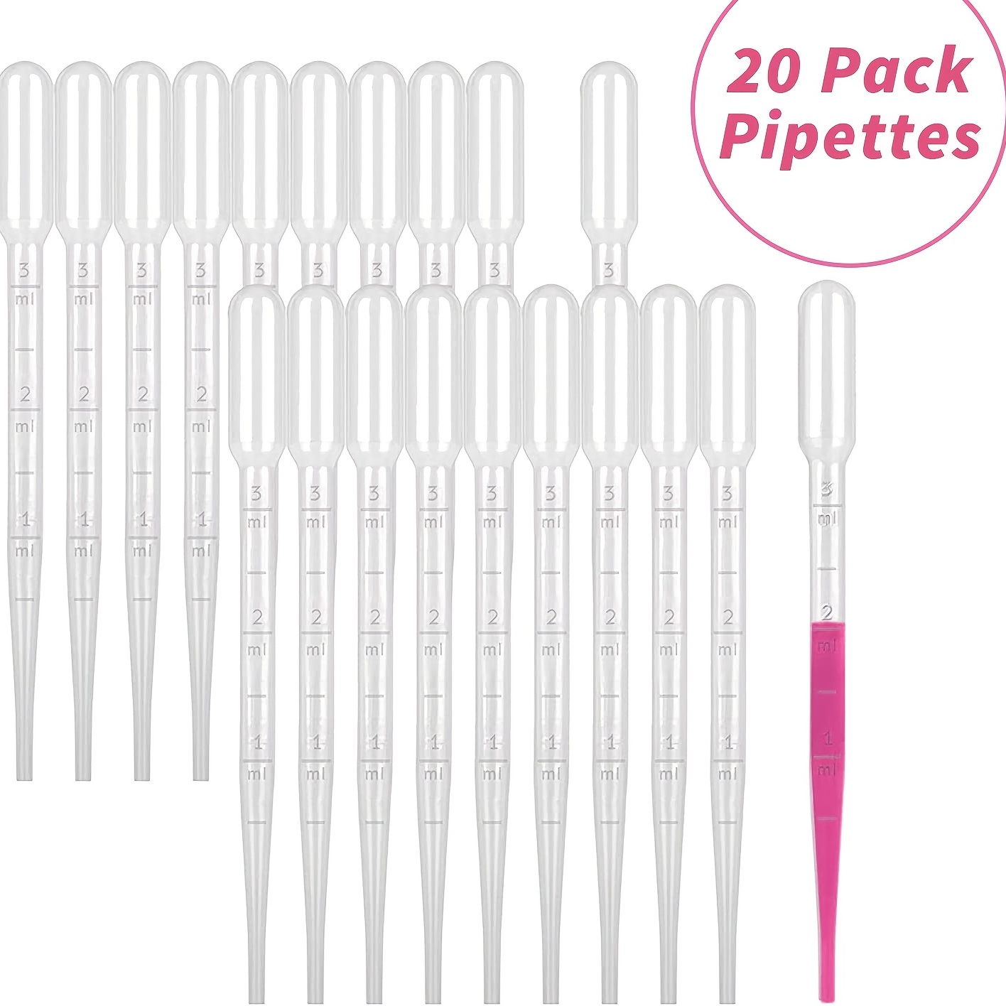 4 Pack 20mL Syringes for Lip Gloss Making Supplies Liquid TKP Lipgloss Base  Flavoring Oil Oral Medicine Injection Feeding- with Tip Cap and Pipettes