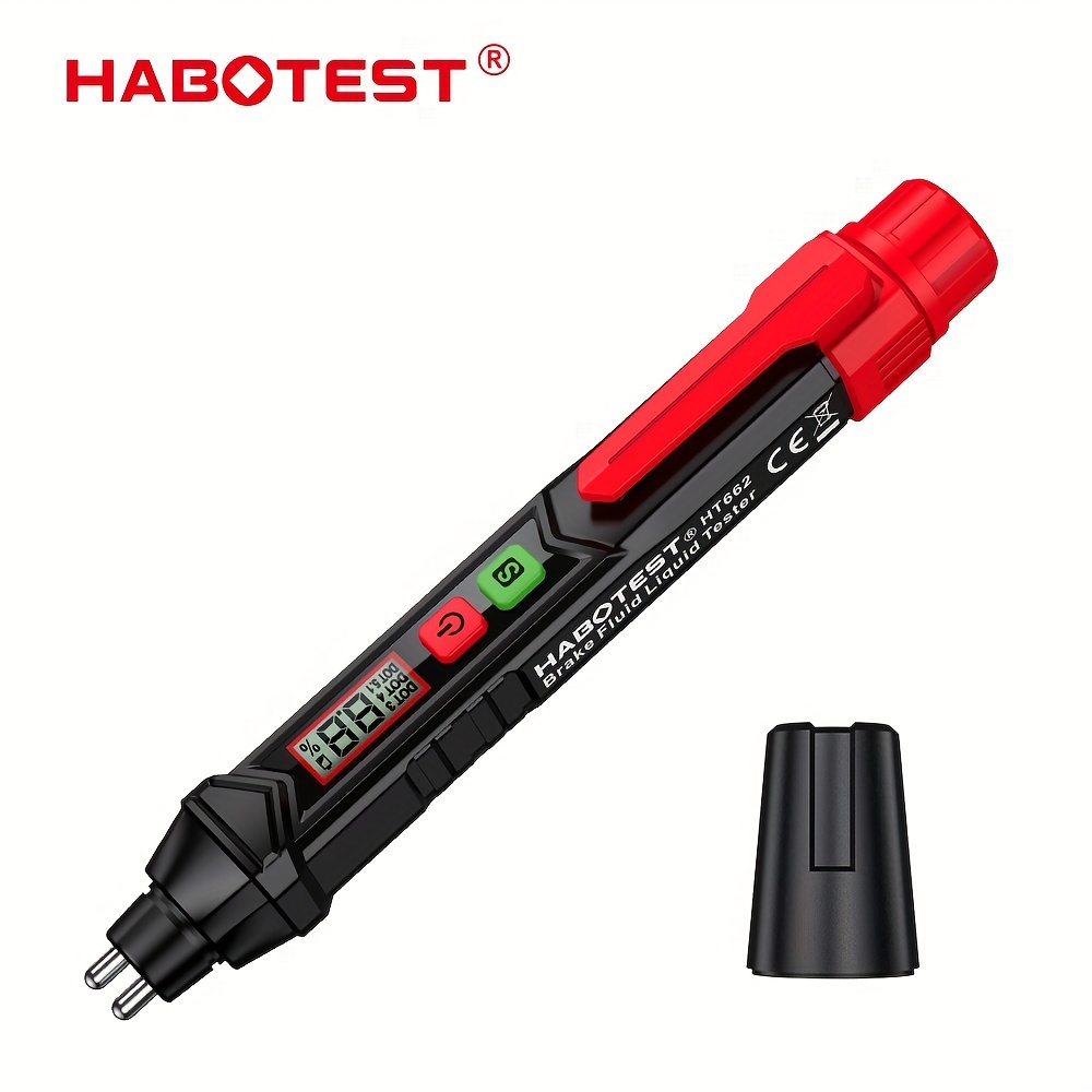 HABOTEST – testeur de liquide de frein HT662 LCD, stylo numérique