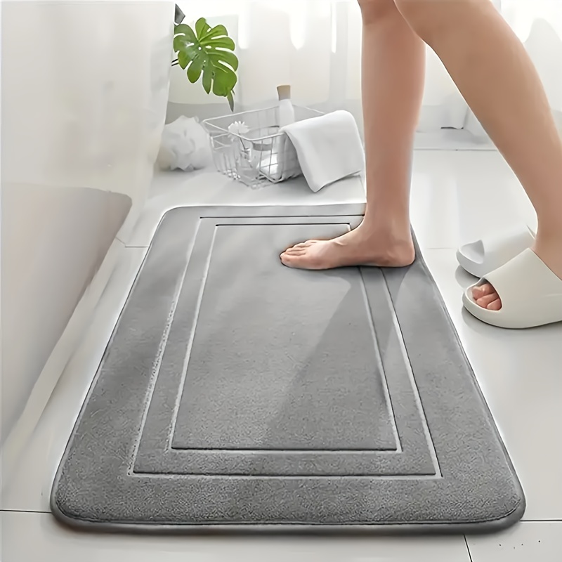 1 pz, alfombra de espuma inteligente para baño, alfombras antideslizantes  para baño, alfombra lavable antideslizante, accesorios para el baño. - Temu