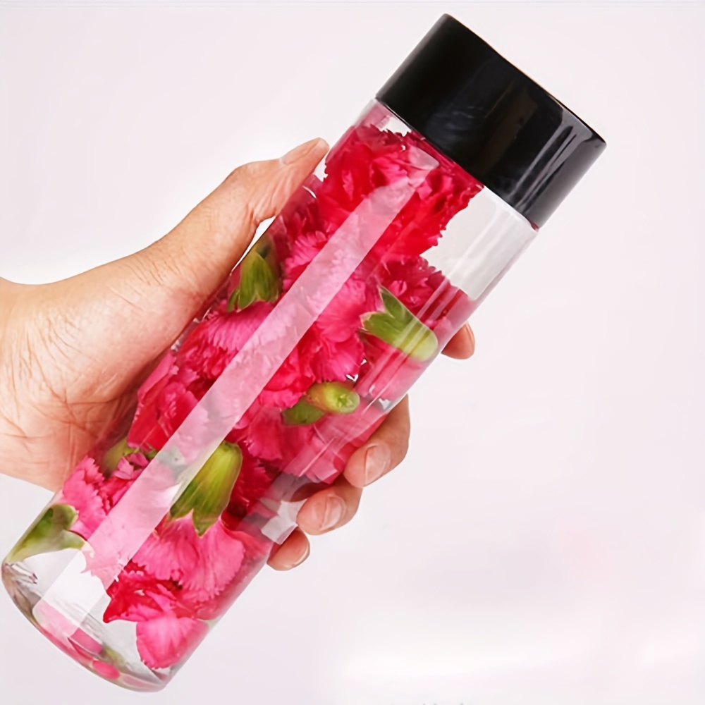 Water Bottle With Lid Leak proof Clear Plastic Juice Bottles - Temu