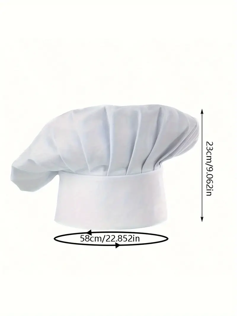 Joejis Cappello Chef 1 Cappelli da Cuoco Regolabili Toque Elastico