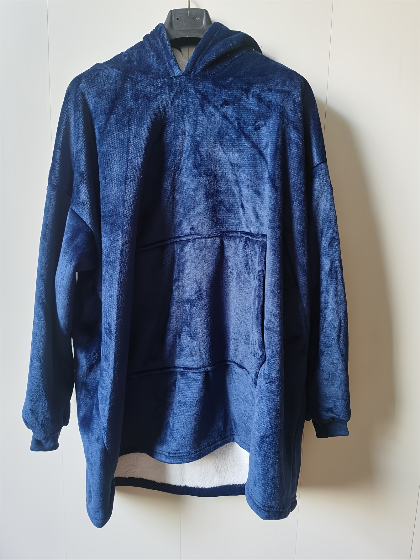 Fleece Cozy Warm Hooded Nightgown with Pockets