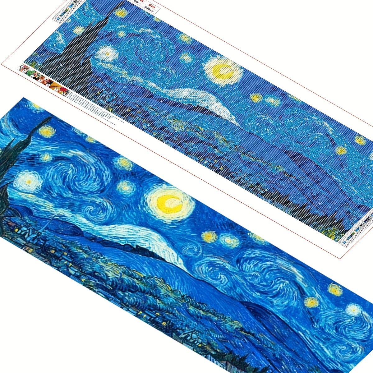 Diy 5d Diamond Painting Kit Van Gogh Starry Sky Pattern Wall - Temu