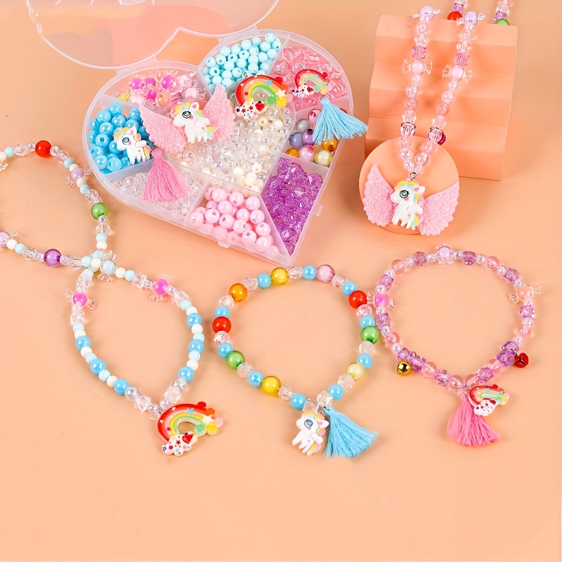100pcs Pop Beads Children Girls Princess Jewelry Making Kit Creative  Necklace Bracelet Rings DIY Ideal Christmas Birthday Gifts