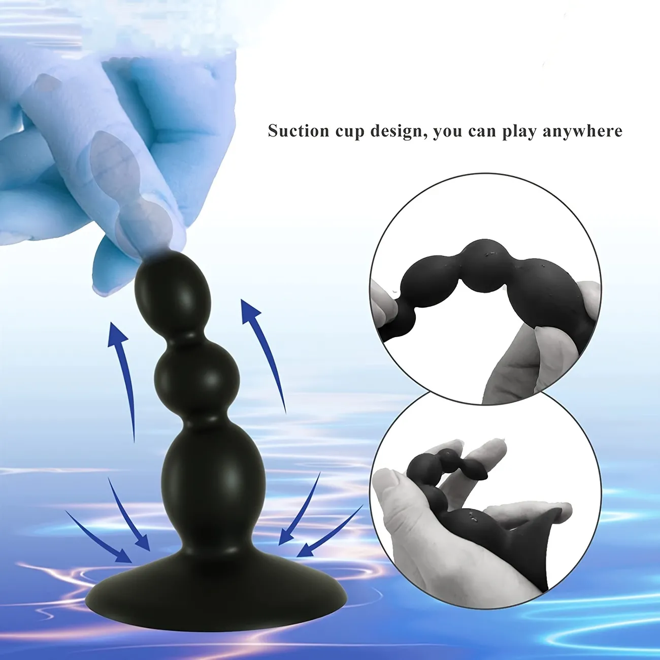 1pc Battery Free Butt Plug Anal Toys For Men And Women Silicone Trainer Set From Beginners To Advanced Players Bead Plug Accessories For Long Term Wear Couple Sex Toys
