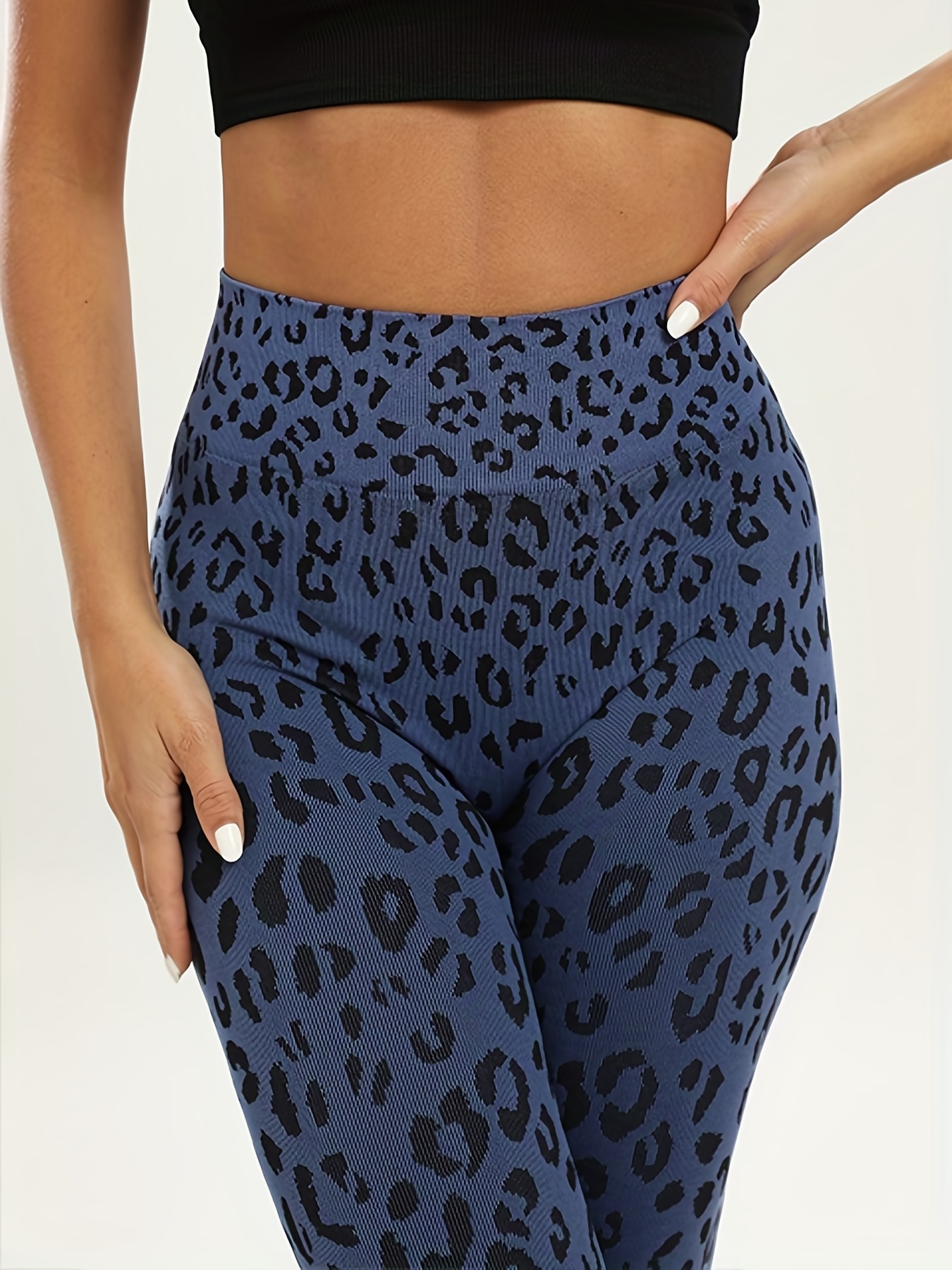 High Waist Leopard Print Butt Lifting Leggings for Women - Perfect for  Running and Sports Activities