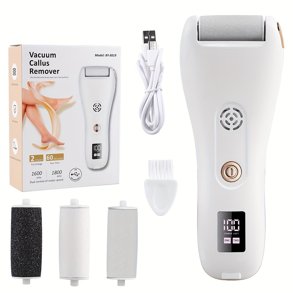 Electric Foor Callus Remover With Lcd Display Rechargeable - Temu