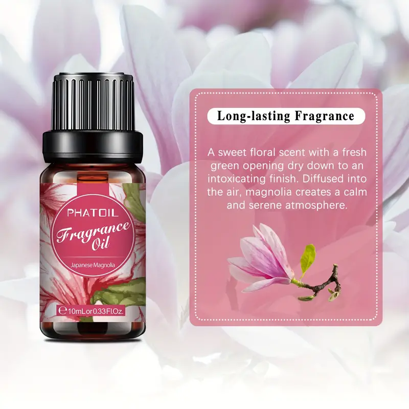 0.33fl.oz Japanese Magnolia Fragrance Essential Oil - Temu
