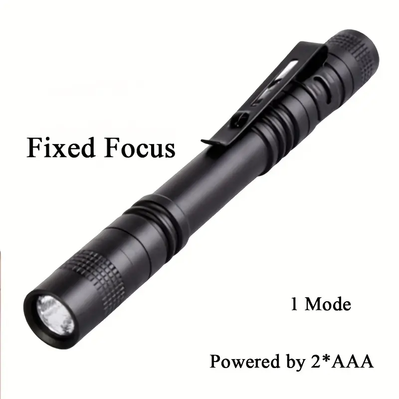 portable pen light, waterproof mini led flashlight for camping and emergencies portable pen light with xpe technology and 1 2 aaa battery details 0