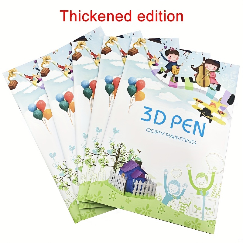  3D Pen Stencils - 8,3 x 11,8 Inch - 3D Heat Resistant