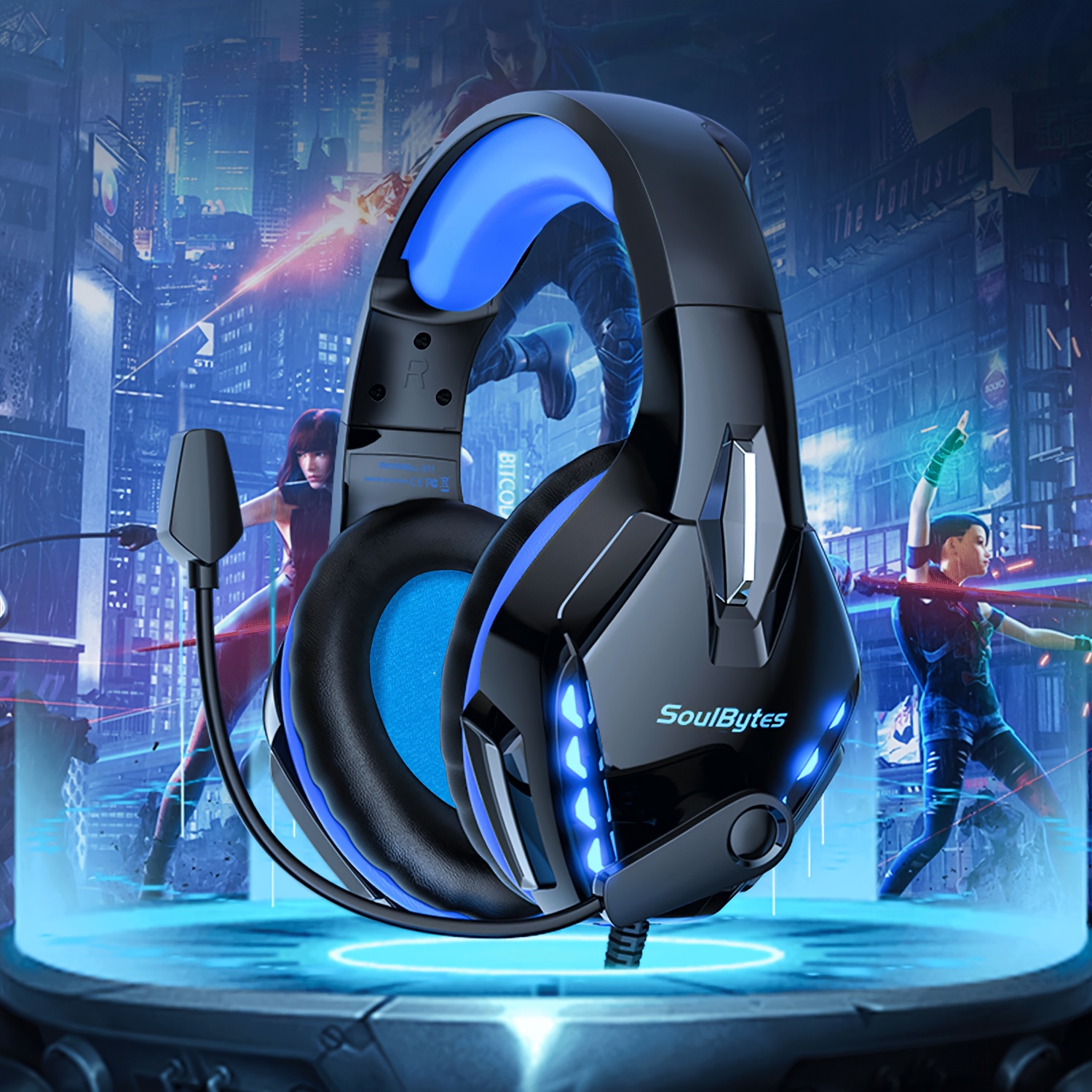 Gaming Headset for PS5 PS4 PC, Gaming Headphones with Noise Cancelling Mic,  Wired Gamer Headsets for Computer Laptop Mac Nintendo NES Games