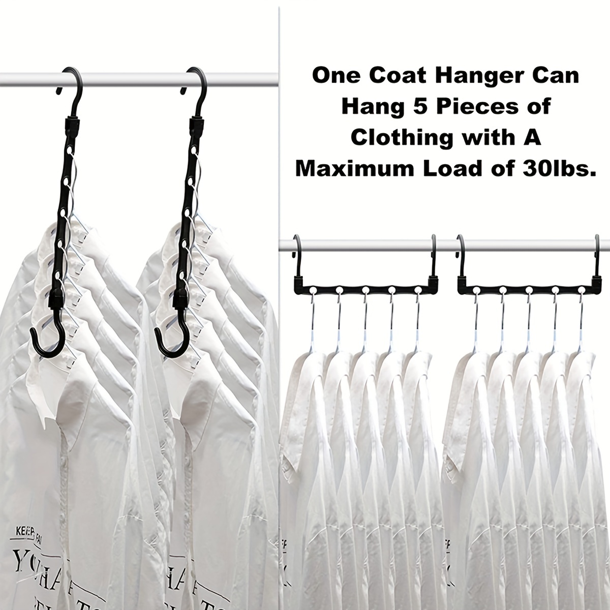 Triangle Clothes Hanger Magic Rotating Closet Organizer Space