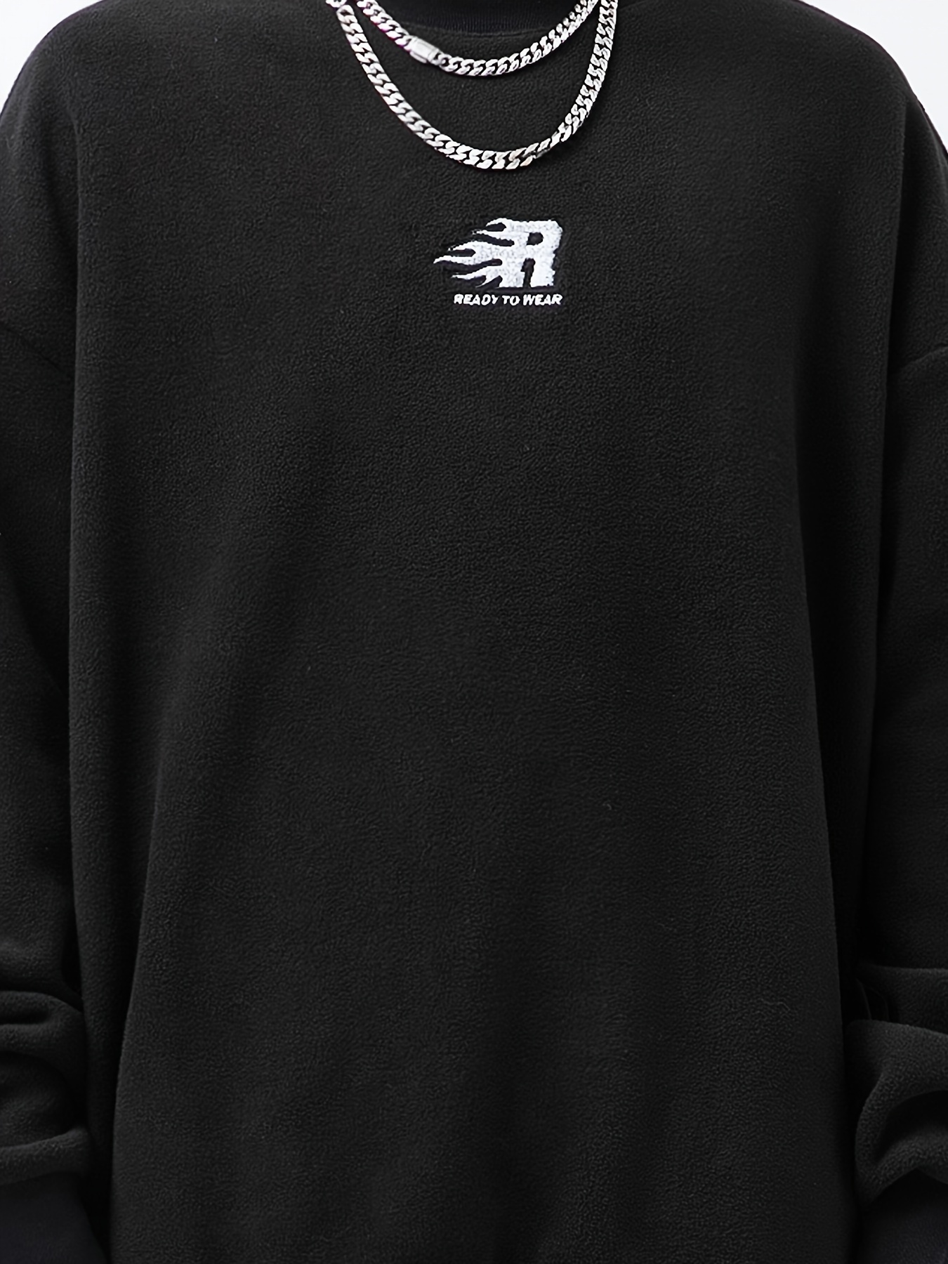 Sudadera de cuello redondo con logotipos - Hombre - Ready to Wear