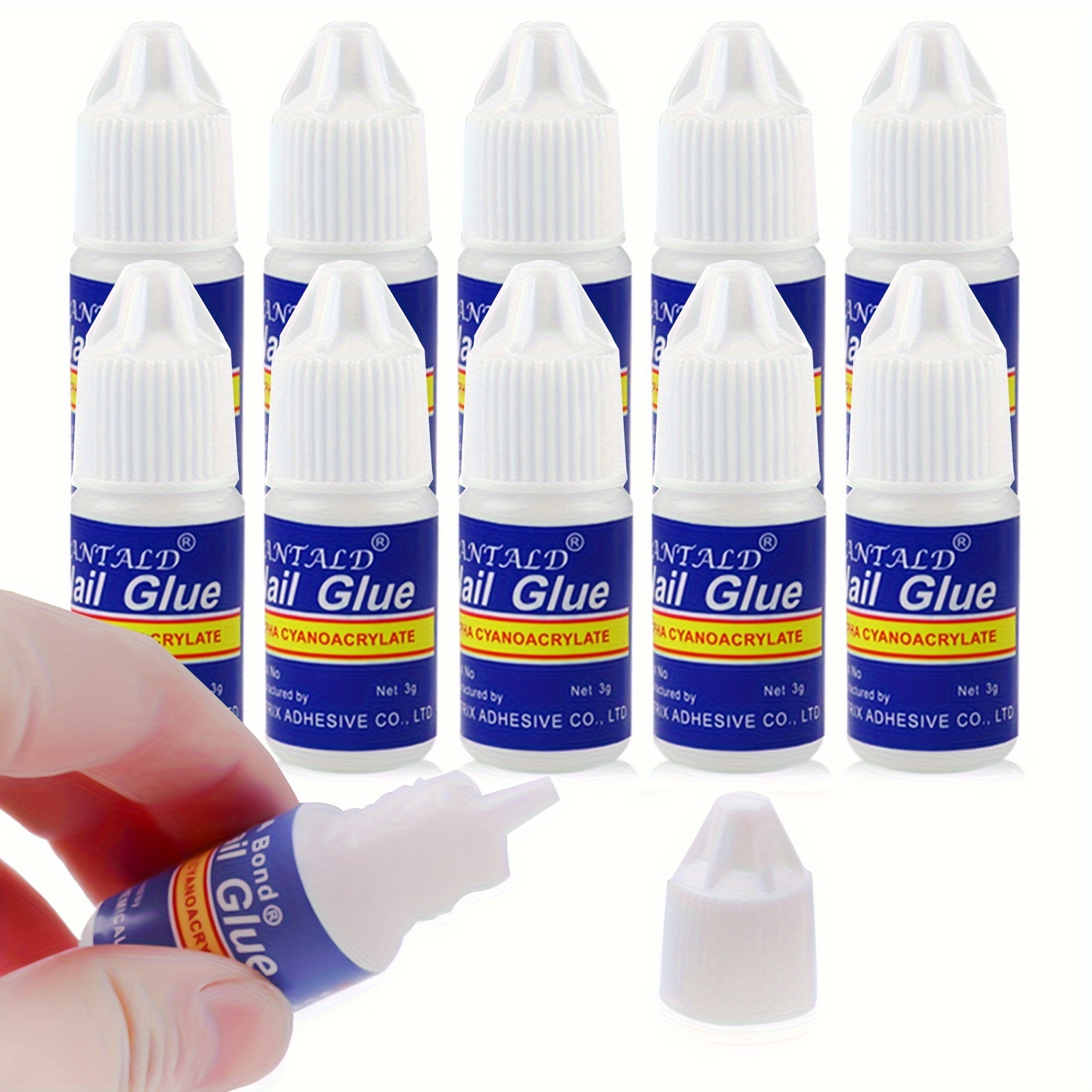 Super Strong Nail Glue For Nail Tips Acrylic Nails And Press - Temu