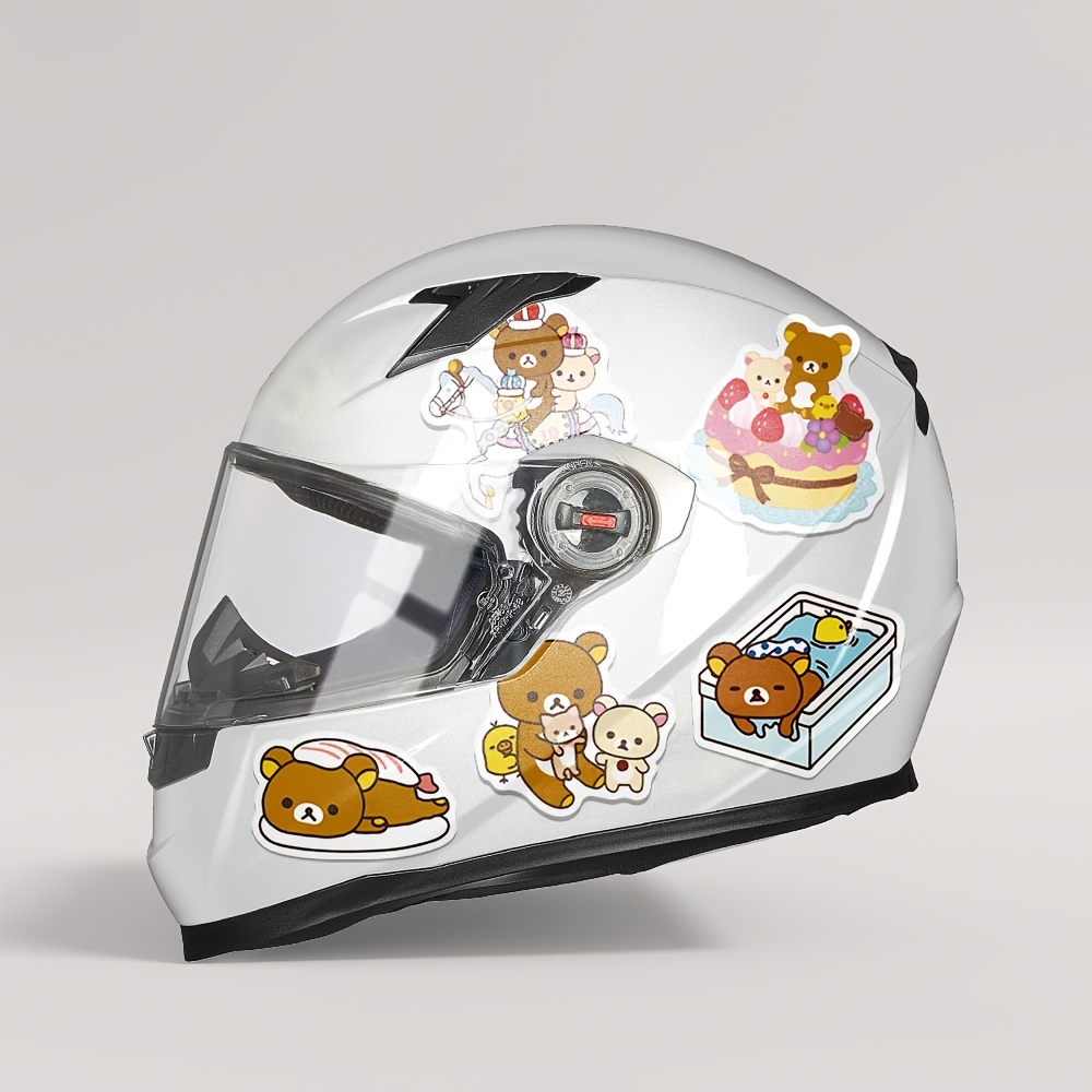 50pcs Cartoon Bear Waterproof Stickers For Adults