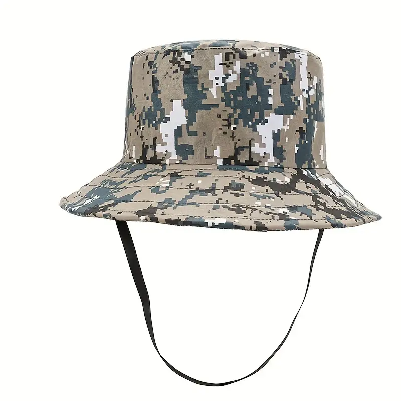 Summer Hat Camouflage Large Brim Sun Hat Outdoor - Temu Philippines
