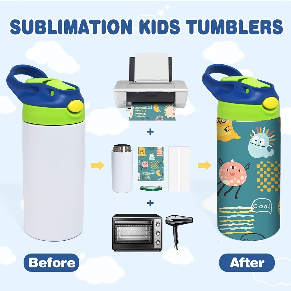 Kids Sublimation Tumbler Stainless Steel Kids Sublimation - Temu