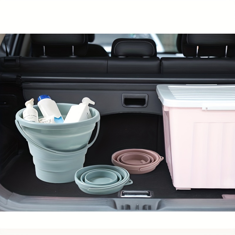 Folding Bucket Portable Water Bucket Foldable Car Washing - Temu