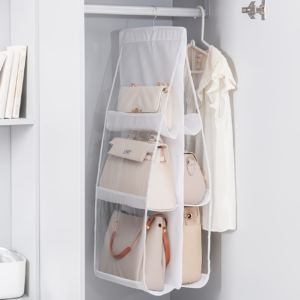 Hanging Handbag Purse Organizer Storage Holder For Wardrobe - Temu