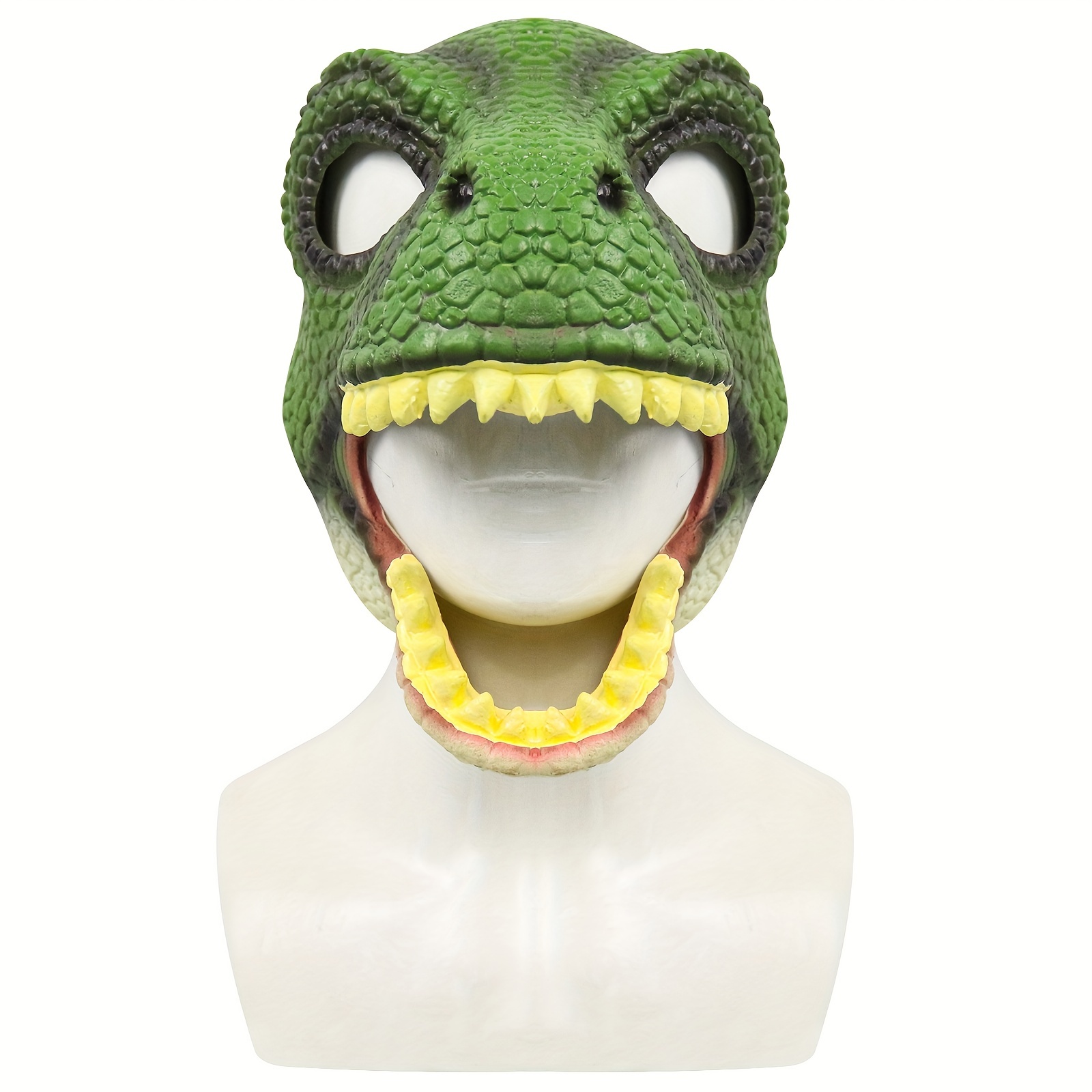 Men's Halloween Dinosaur Mouth Mask Latex Mask Christmas - Temu