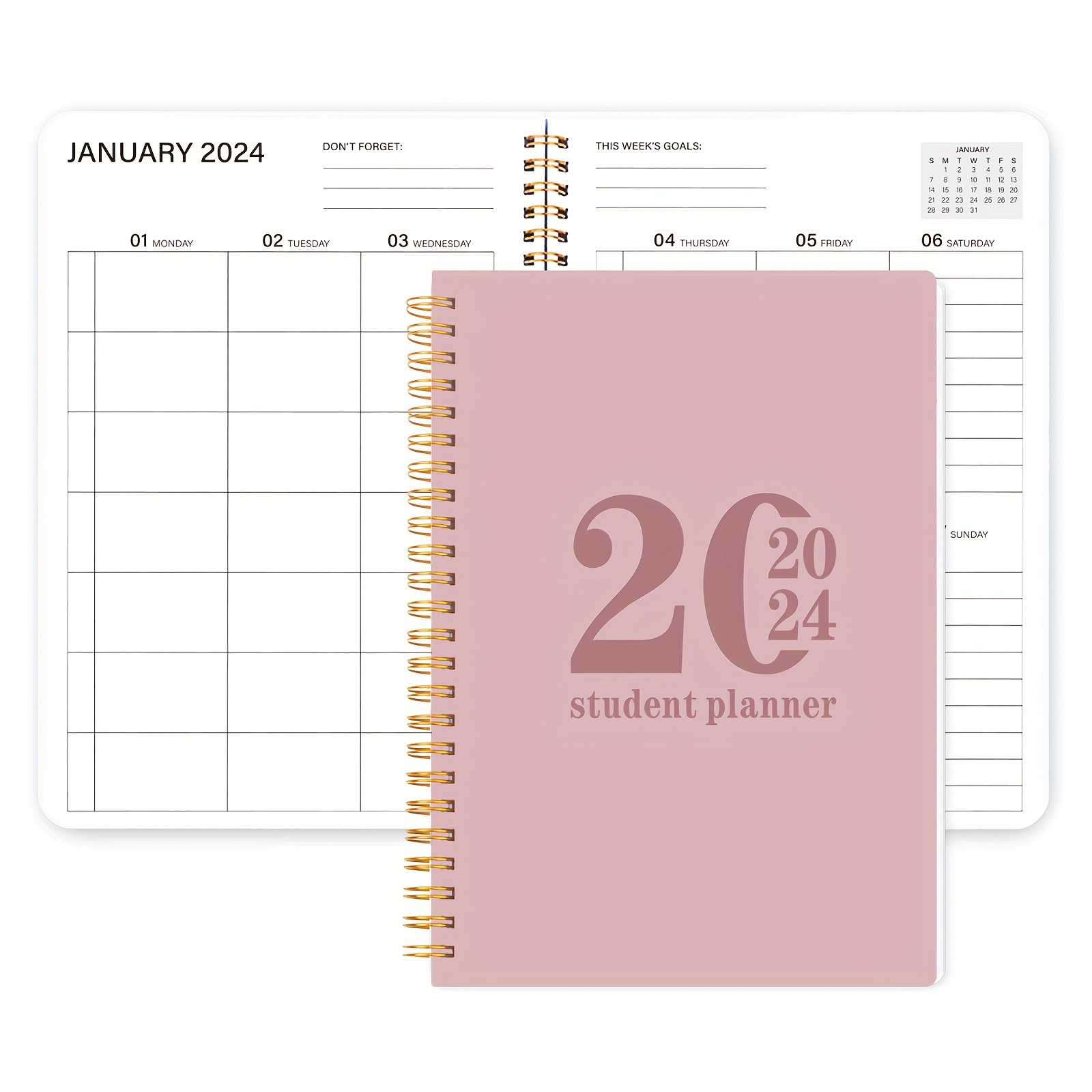 Burde Life Planner Pink Schülerkalender 2023/2024' - 'Schülerkalender