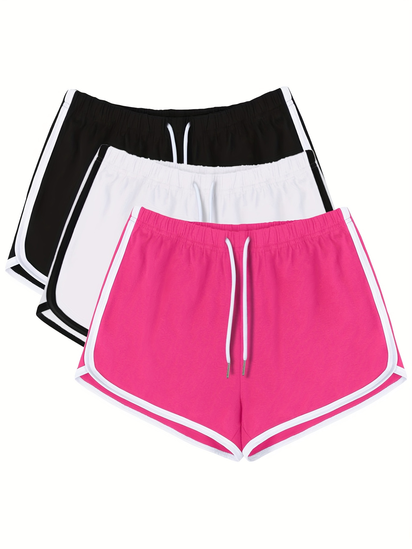 Women Shorts, Casual Loose Elastic Waist Soft Short Pants Home Sports 