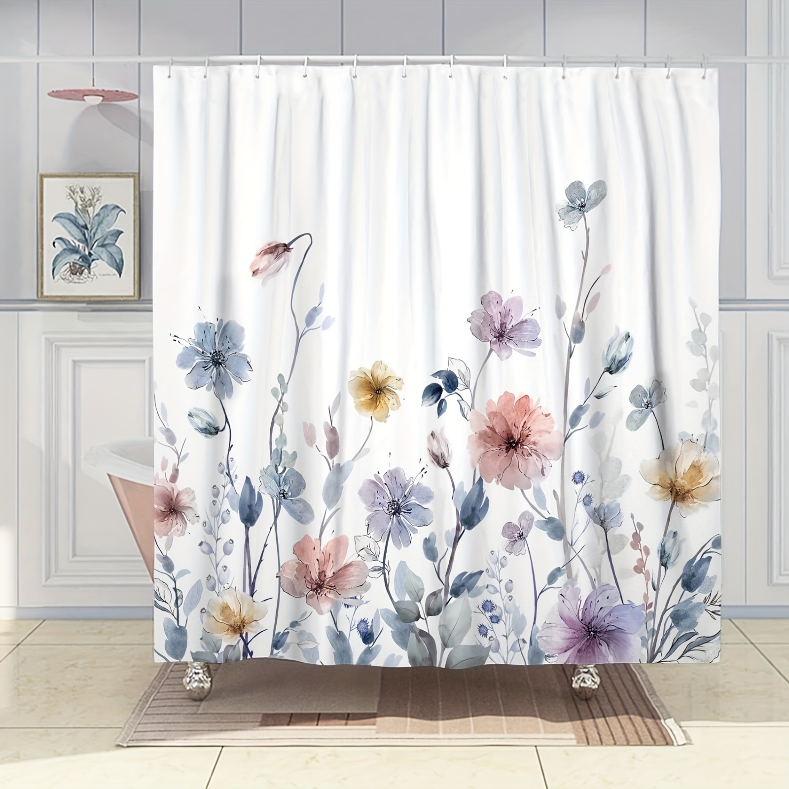 Home Decor Bathroom Shower Curtain - Temu