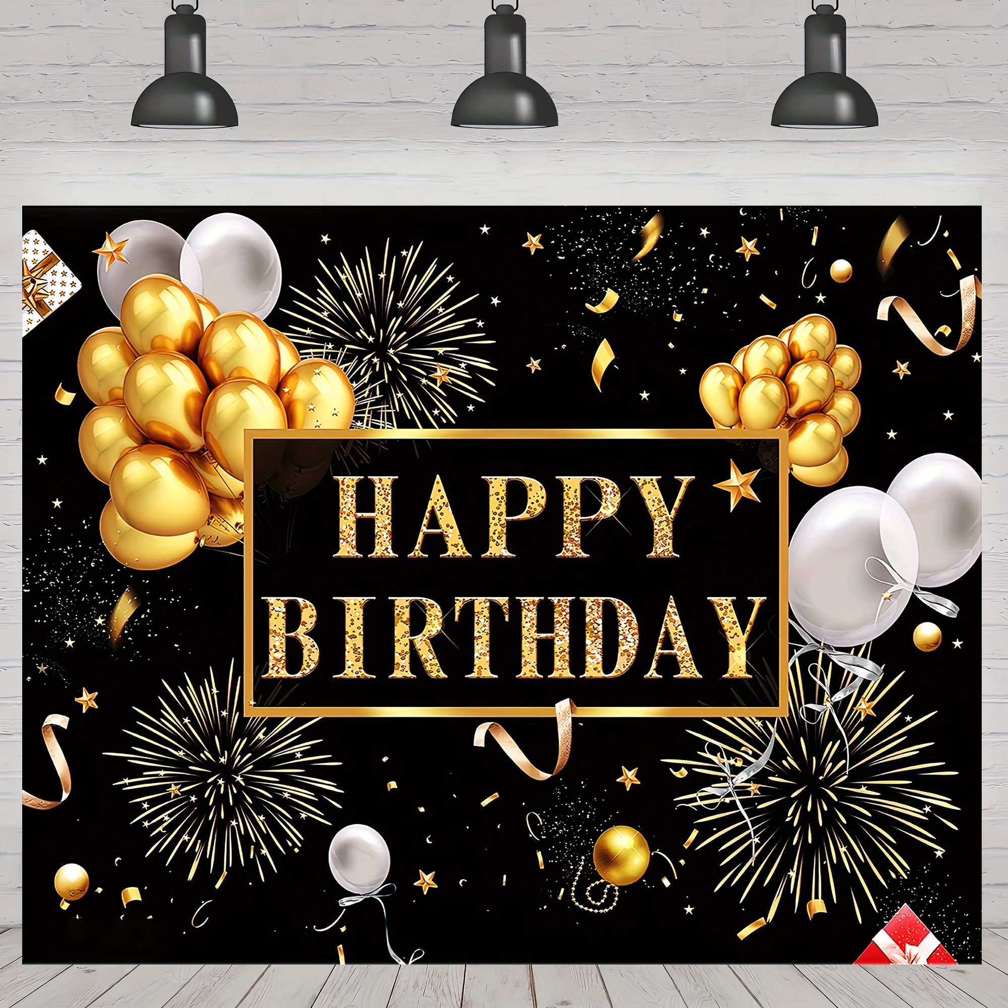 1pc 39×59in/70.8×90.5in Sfondo Banner Buon Compleanno - Temu Italy