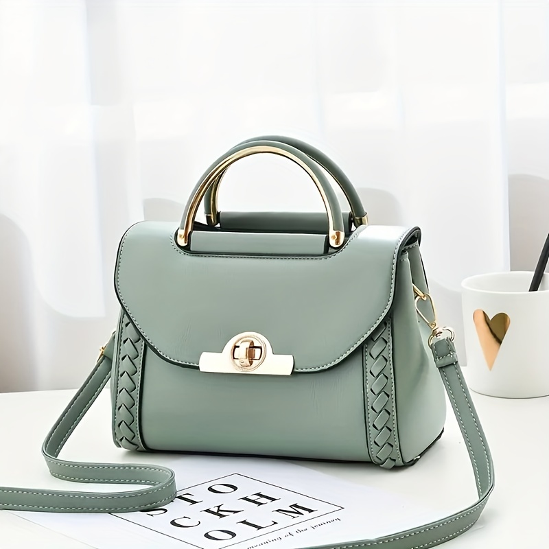 Polyurethane Adjustable Ladies Grey Side Bag