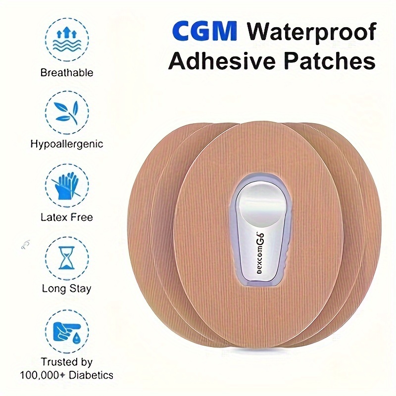 Waterproof Patch Invisible Transparent Adhesive Patches for Dexcom G6  Overpatch