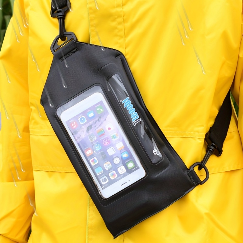 Pochette Etanche Smartphone, Sac Etanche Telephone Portable Etui Pochette  Imperméable avec Sangle Réglable, IPX8 Plage Accessoire pour Nage Pêche