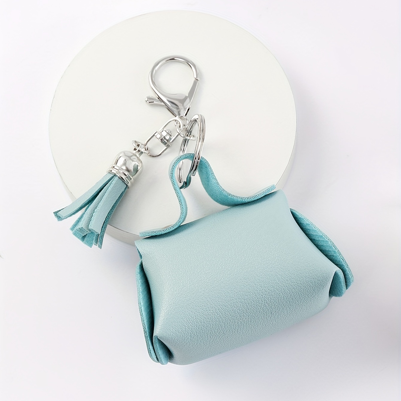 CH Mini bolso llavero llavero para mujer, bolso de mano, colgante de coche,  regalo de cumpleaños