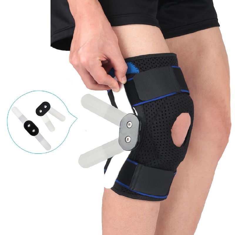 Knee Compression Sleeve Patella Gel Pads Side Stabilizers - Temu Canada