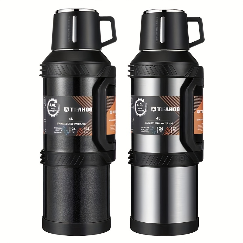 304 Stainless Steel Big Capacity Thermos Bottle 3L /4L Outdoor
