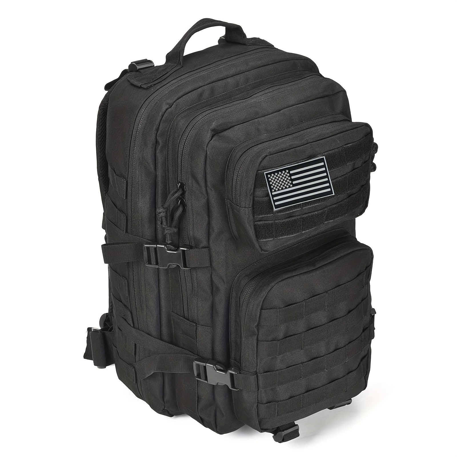 Large Capacity Tactical Backpack With Molle Straps For - Temu