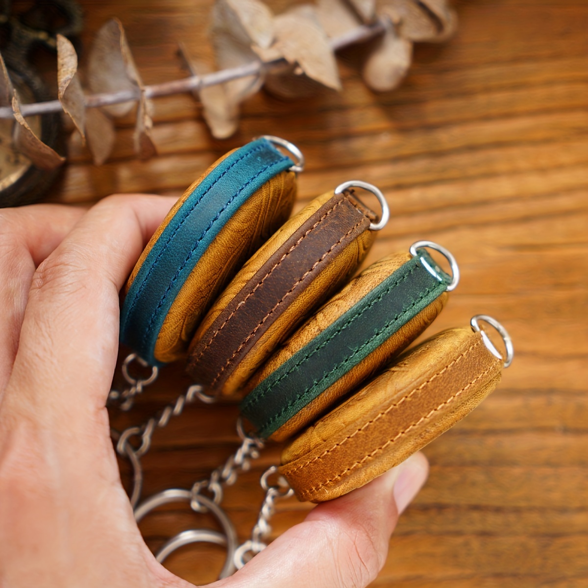 Hand-Stitched Leather Tape Measure – Monarch Knitting