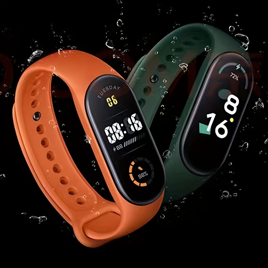 For Xiaomi Mi Band 5/6/7 Fitness Sport Wristband Watch Strap Silicon  Waterproof