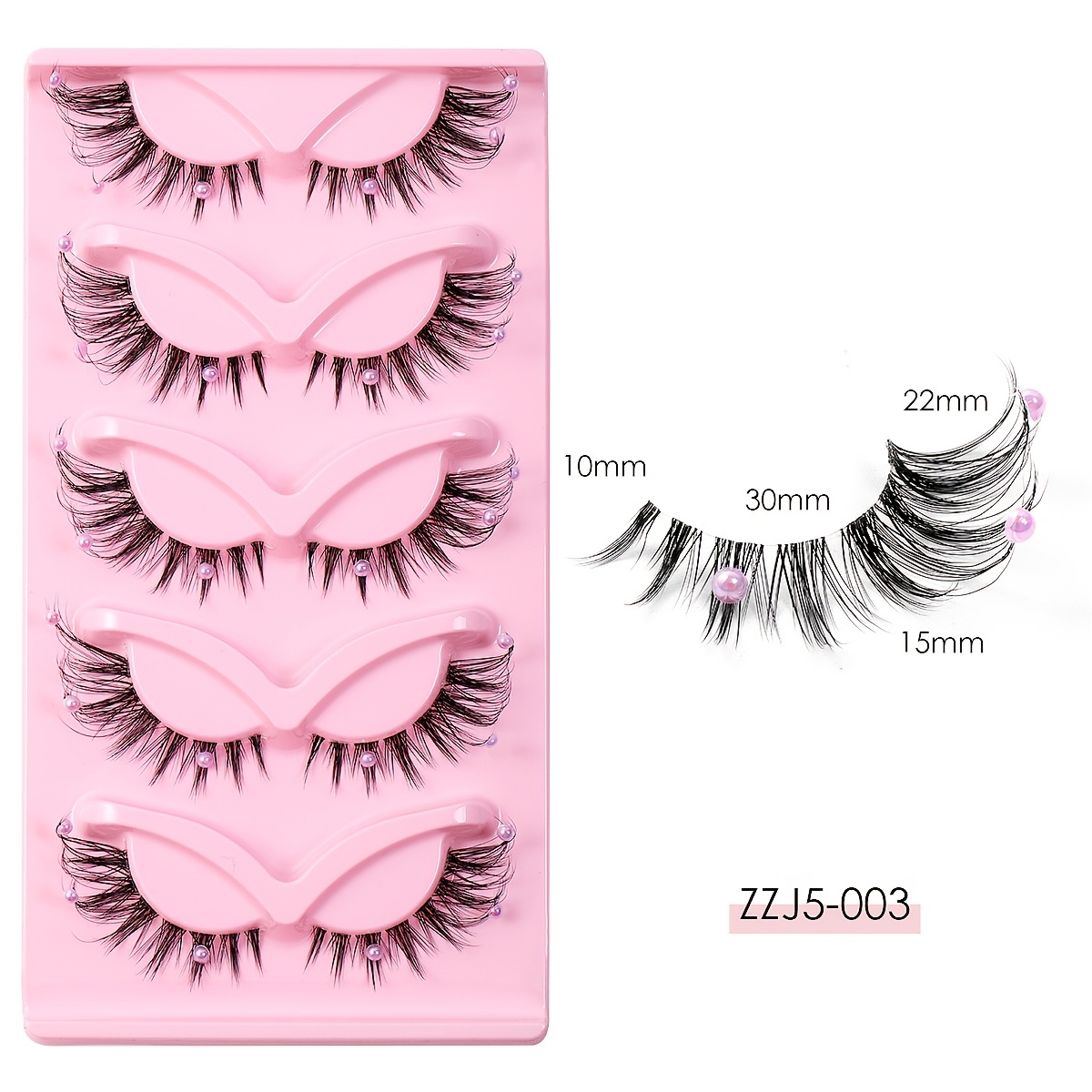 Colorful Fluffy Long Thick False Eyelashes for Halloween Party