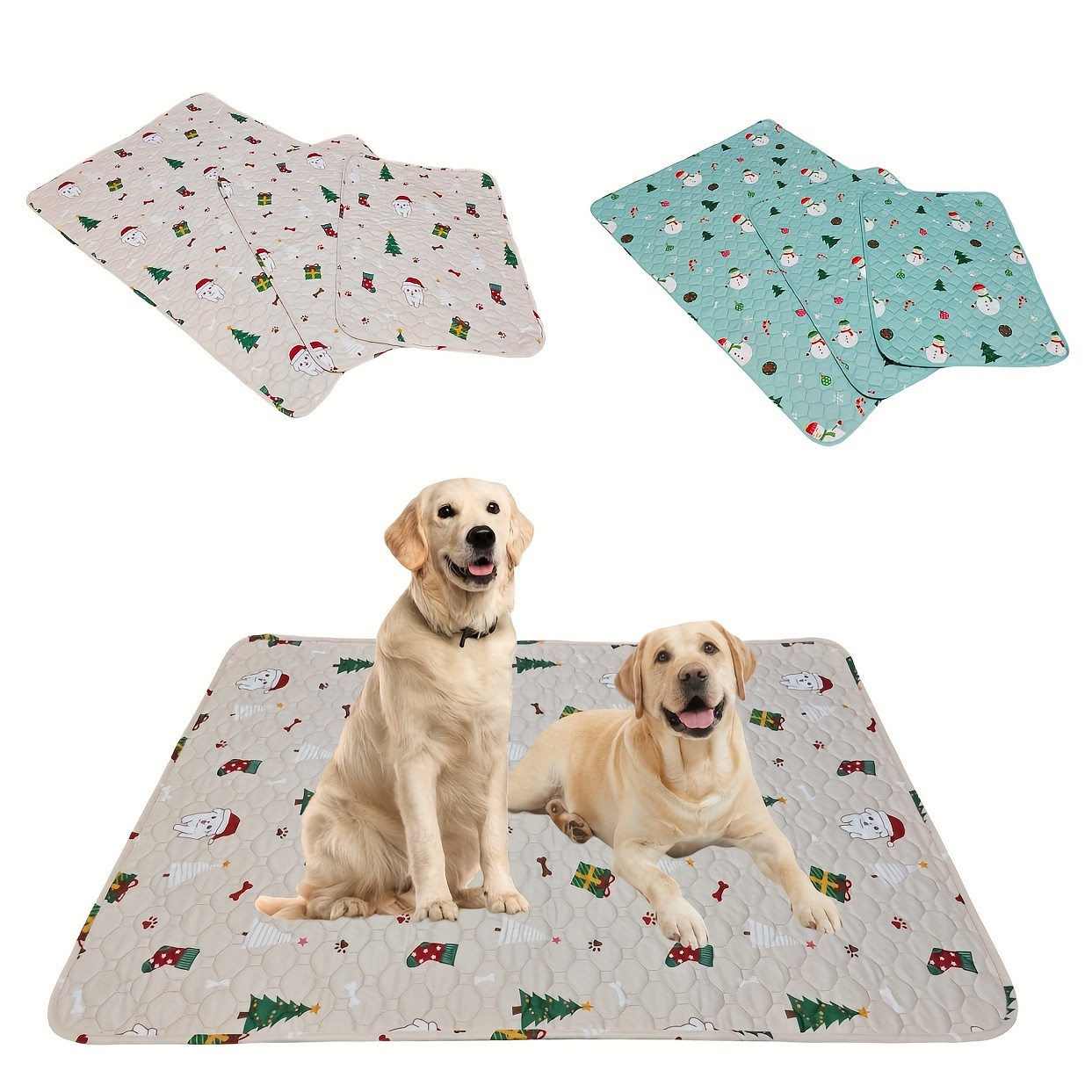 Waterproof Dog Mat Washable Pet Puppy Diaper Reusable Blanket for Cage Sofa  Car