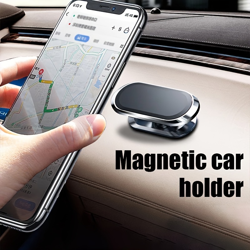 Supporto per telefono da auto pieghevole in metallo con aspirazione  magnetica R3
