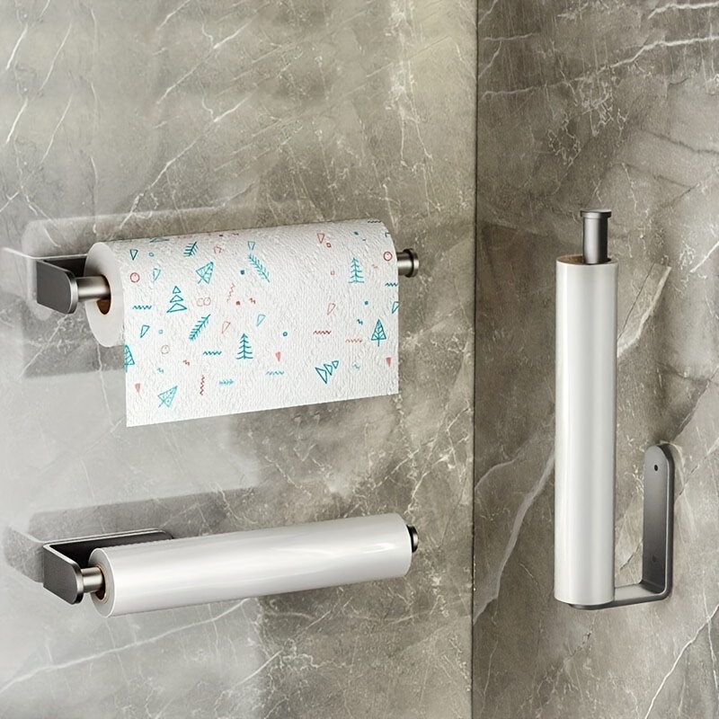Paper Towel Holder under Cabinet Stainless Steel Towel Dispenser Wall Mount  Rack