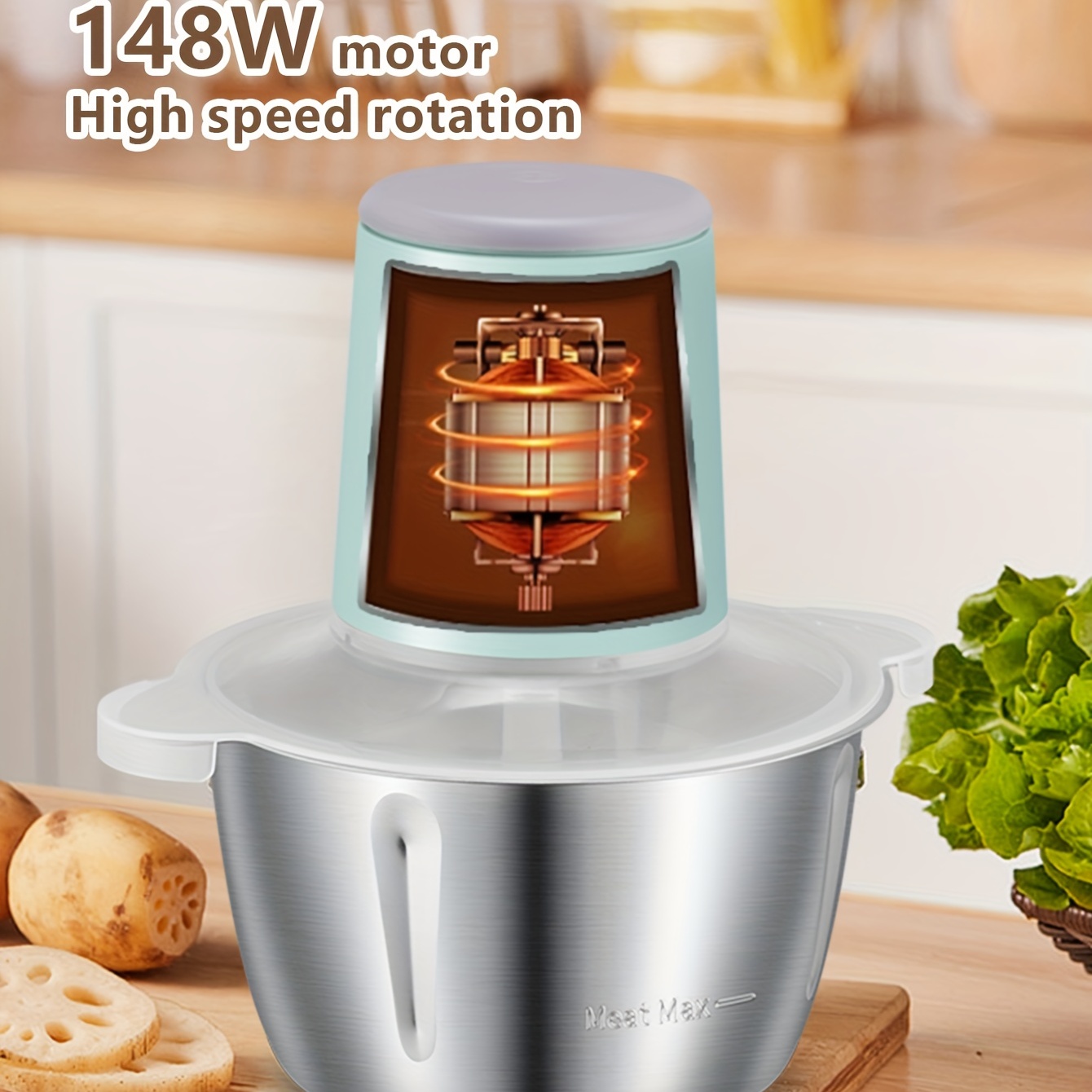 Mini Electric Mixers Kitchen Food Processor Garlic Chopper
