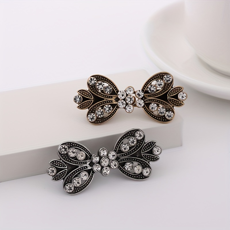 Rhinestone Sweater Clip Brooch Swirl Clip Shawl Clip Collar - Temu