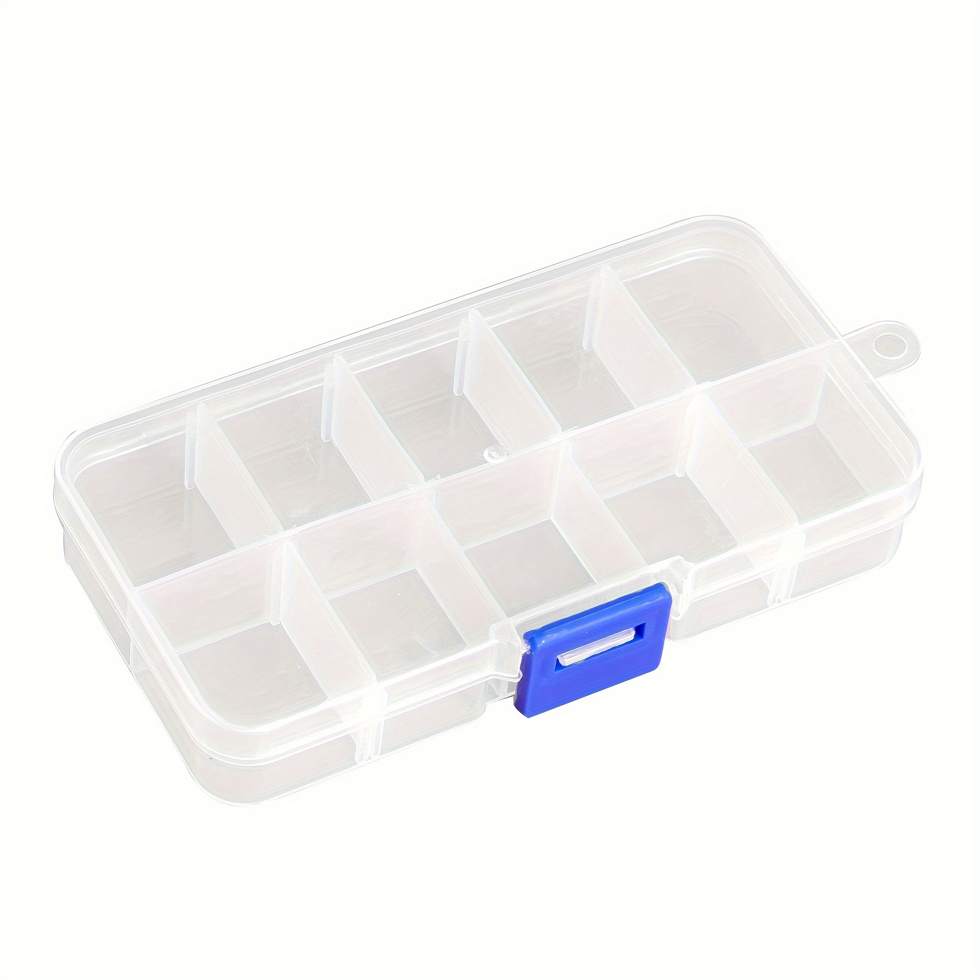 Multi Compartment Clear Storage Box Small Item Transparent Boxes