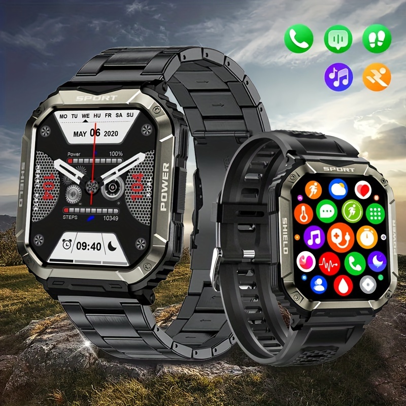 Smartwatch Reloj Inteligente Hombre con Llamadas: Impermeable Smart Watch  112 Modos Deportivo Podometro Pulsera Monitor Ritmo Cardíaco Digital  Bluetooth Fitness Tracker Actividad para iPhone Android : :  Electrónica